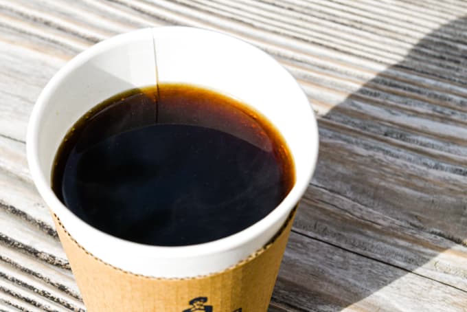 ブラックコーヒー提供イメージ